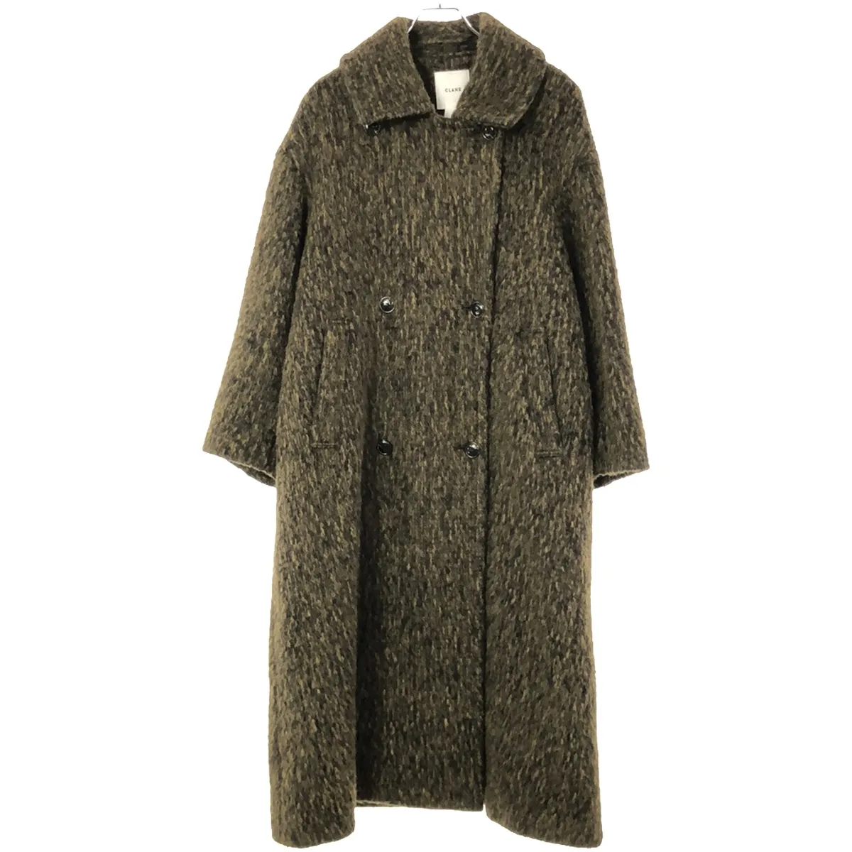 CLANE クラネ 21AW MIX SHAGGY LADY COATミックスシャギーレディーコート