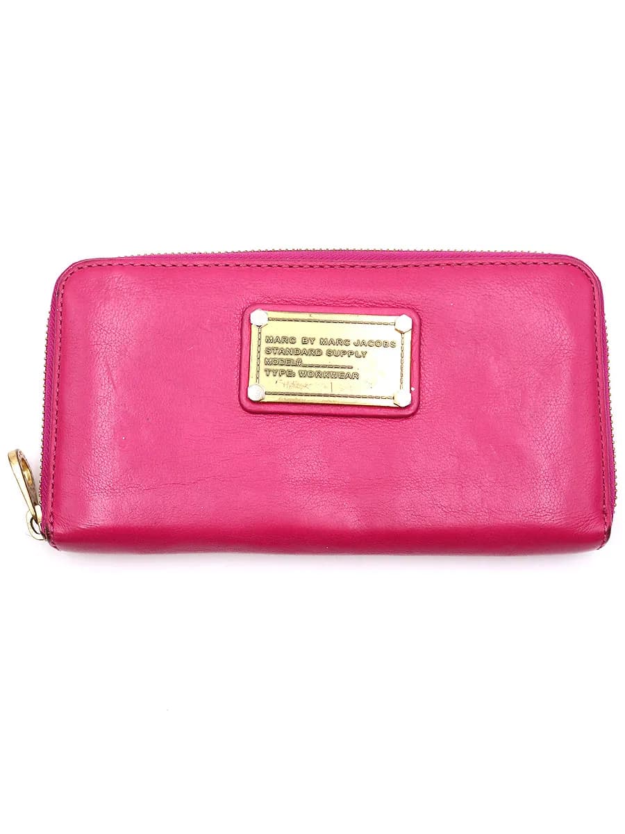 MARC JACOBS マークバイマークジェイコブス ラウンドジップウォレット