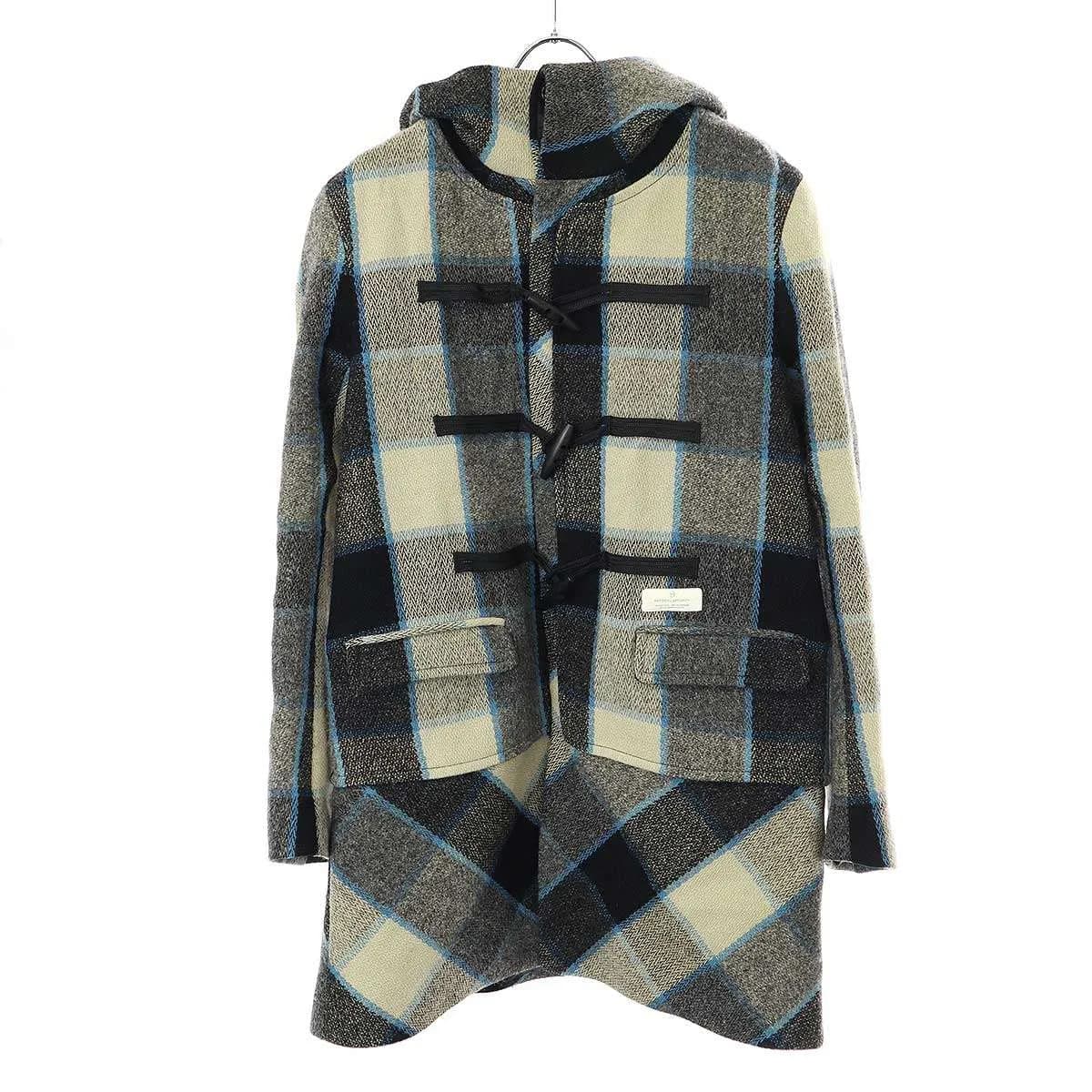 UNDERCOVER アンダーカバーイズム 11AW チェック柄 ウールダッフルコート