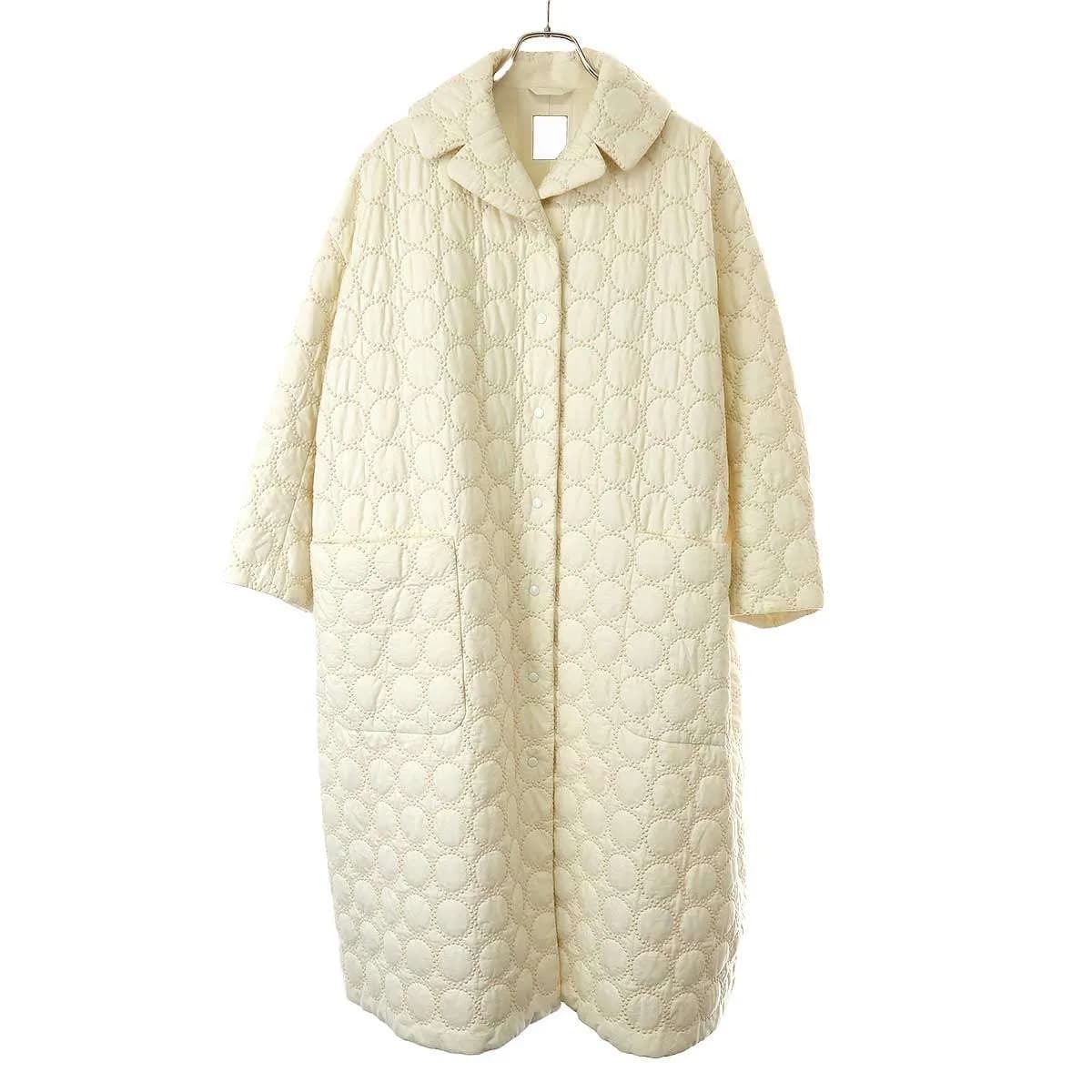 mina perhonen ミナペルホネン 23AW tambourine quilting coat タンバリン刺繍キルティングコート