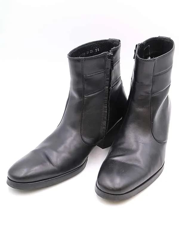 Dior HOMME ディオールオム 08AW サイドジップレザーヒールブーツ