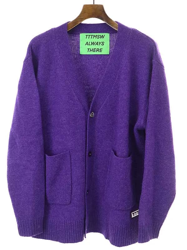 TTT MSW ティー 22AW standard knit cardigan ウールニットカーディガン