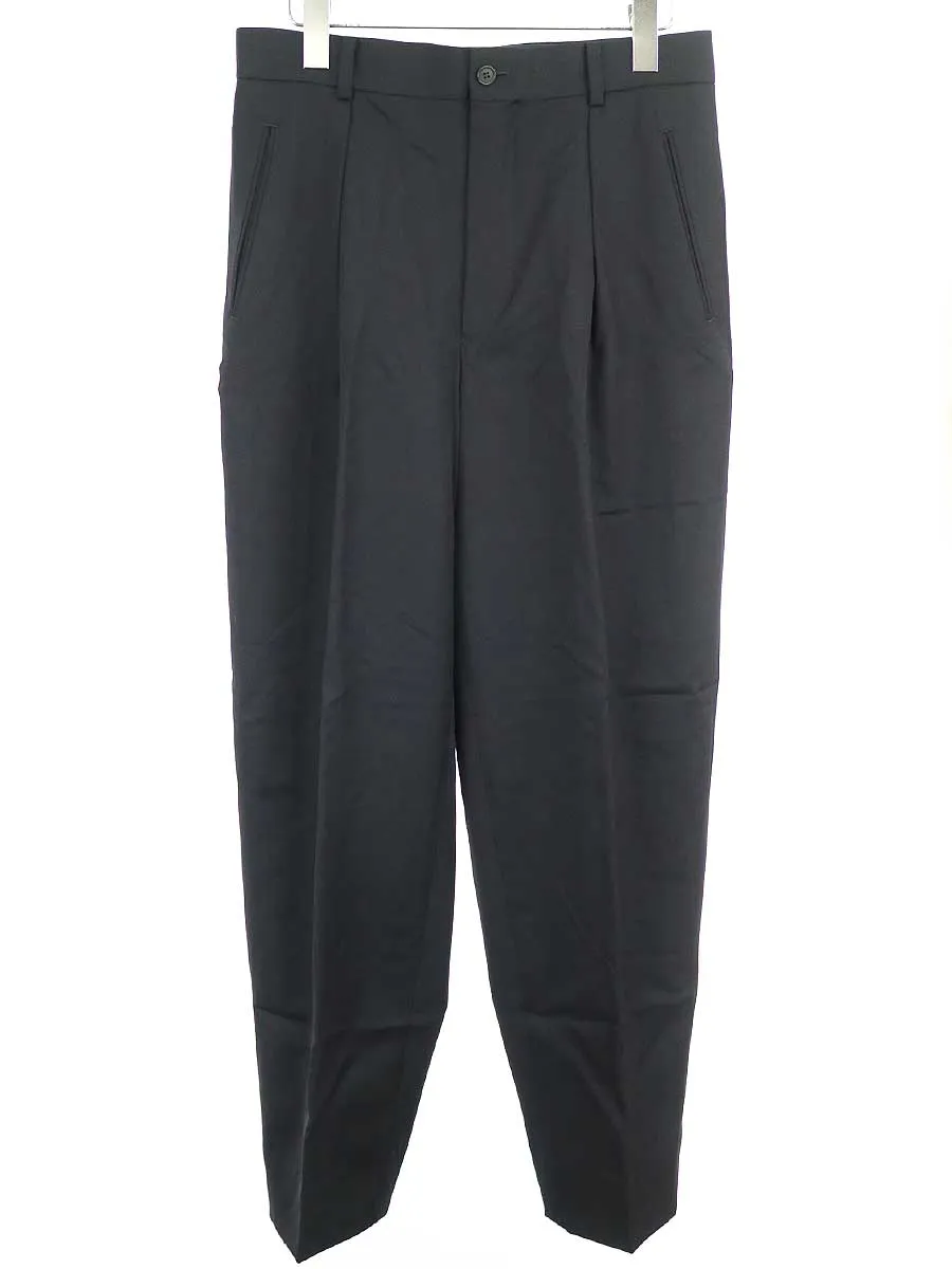ISSEY MIYAKE イッセイミヤケ 92AW タックデザインスラックスパンツ