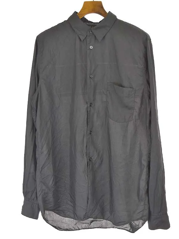 COMME des GARCONS ブラック コムデギャルソン 19AW マルチジップデザインポリエステルシャツ