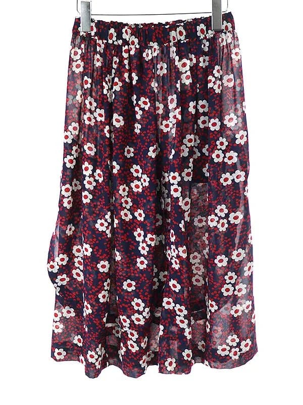 COMME des GARCONS コムデギャルソン コムデギャルソン 22SS 花柄ロングスカート