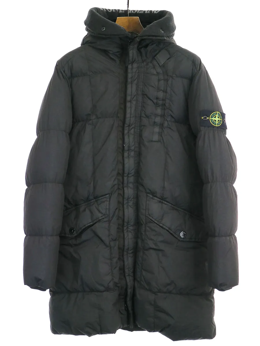 STONE ISLAND ストーンアイランド 18AW Crinkle Reps Parka フーデットダウンコート