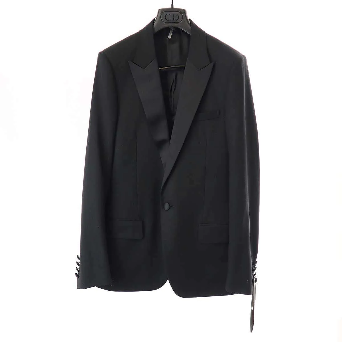 Dior HOMME ディオールオム サテンラペル スモーキング タキシードセットアップスーツ