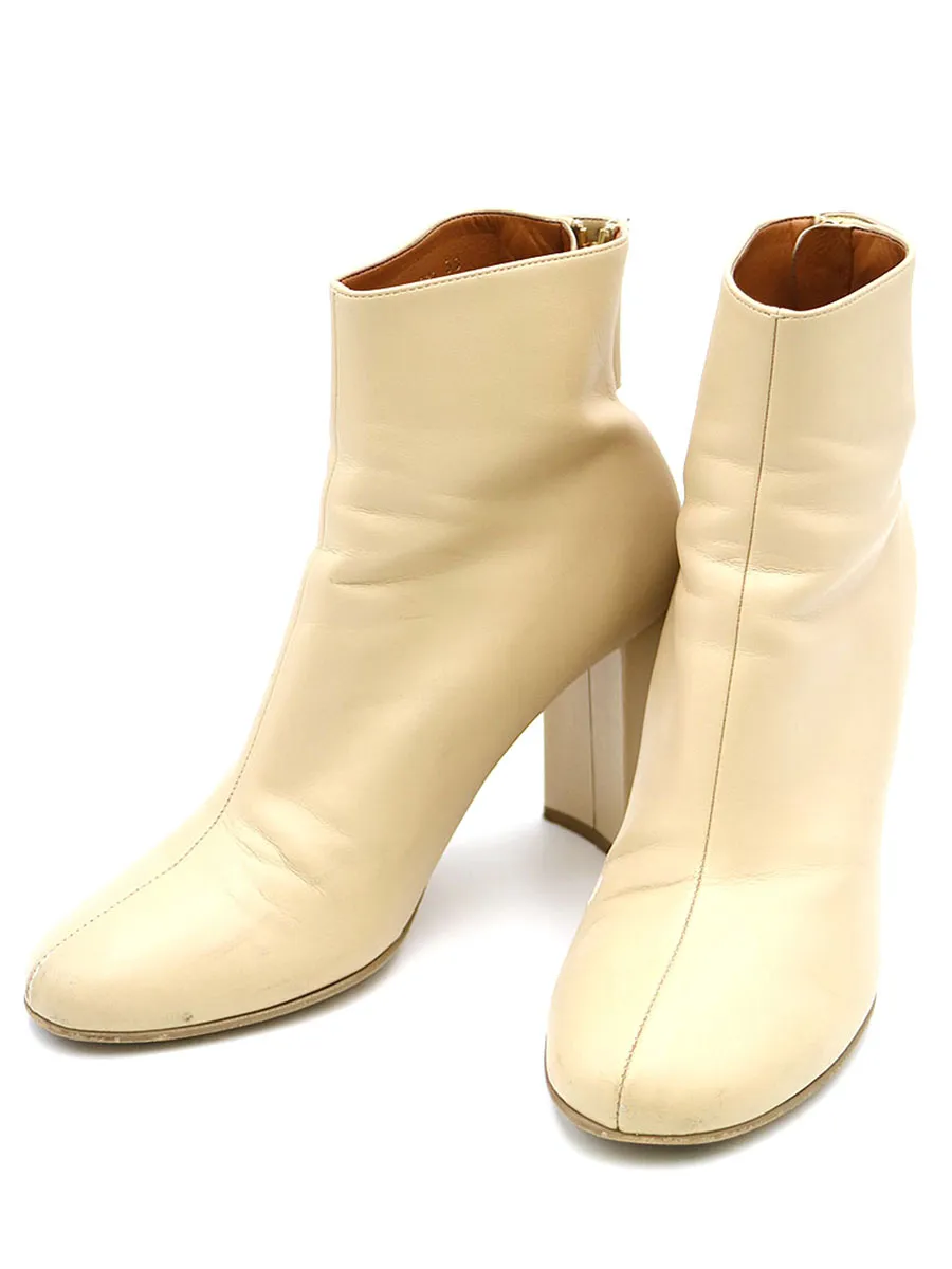 Stella McCartney ステラマッカートニー バックジップデザインヒールブーツ