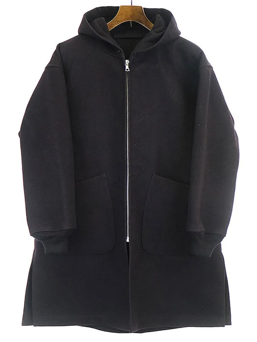 COMOLI コモリ 18AW メルトンフーデッドコート