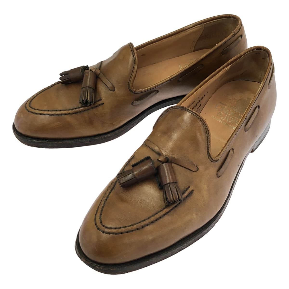 Crockett&Jones クロケット&ジョーンズ CAVENDISH 26212 レザータッセルローファー 583850011