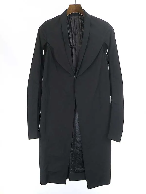 Rick Owens リックオウエンス 10SS ポリエステルシルクフックロングジャケット