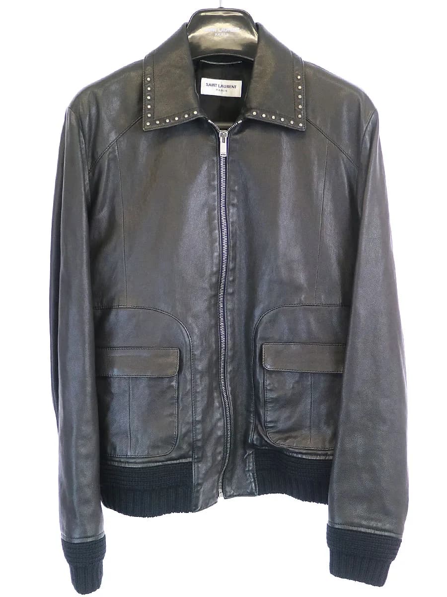 SAINT LAURENT サンローラン パリ 18SS LOOK20 スタッズレザージャケット