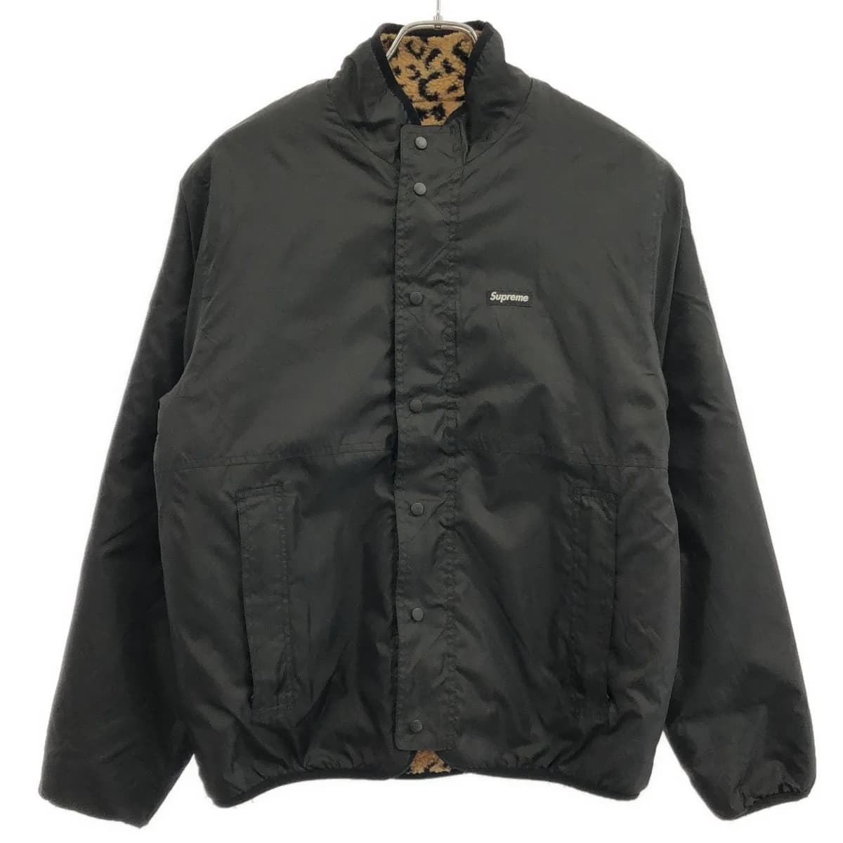 Supreme シュプリーム 17AW Leopard Fleece Reversible Jacket レオパード リバーシブルフリースジャケット