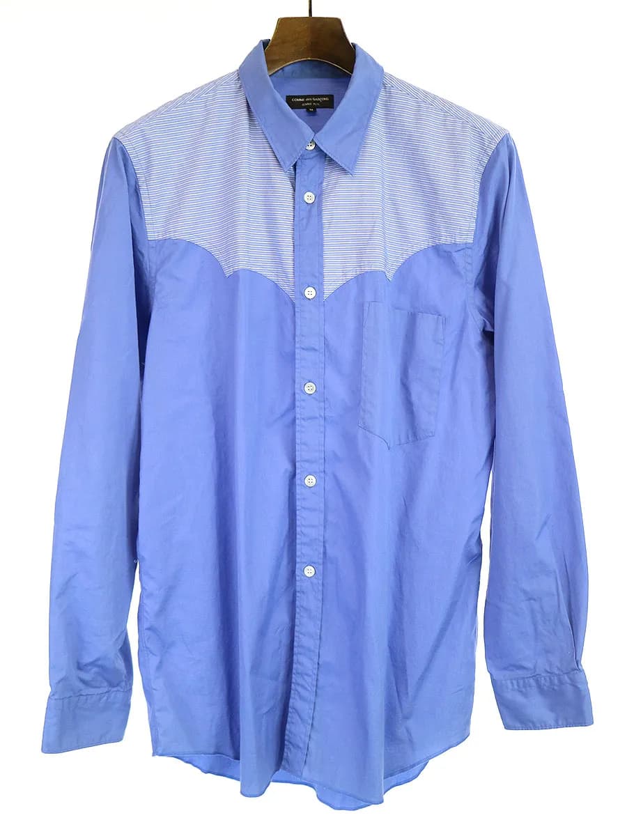 COMME des GARCONS コムデギャルソン オム プリュス 05SS ウエスタンヨーク切替シャツ