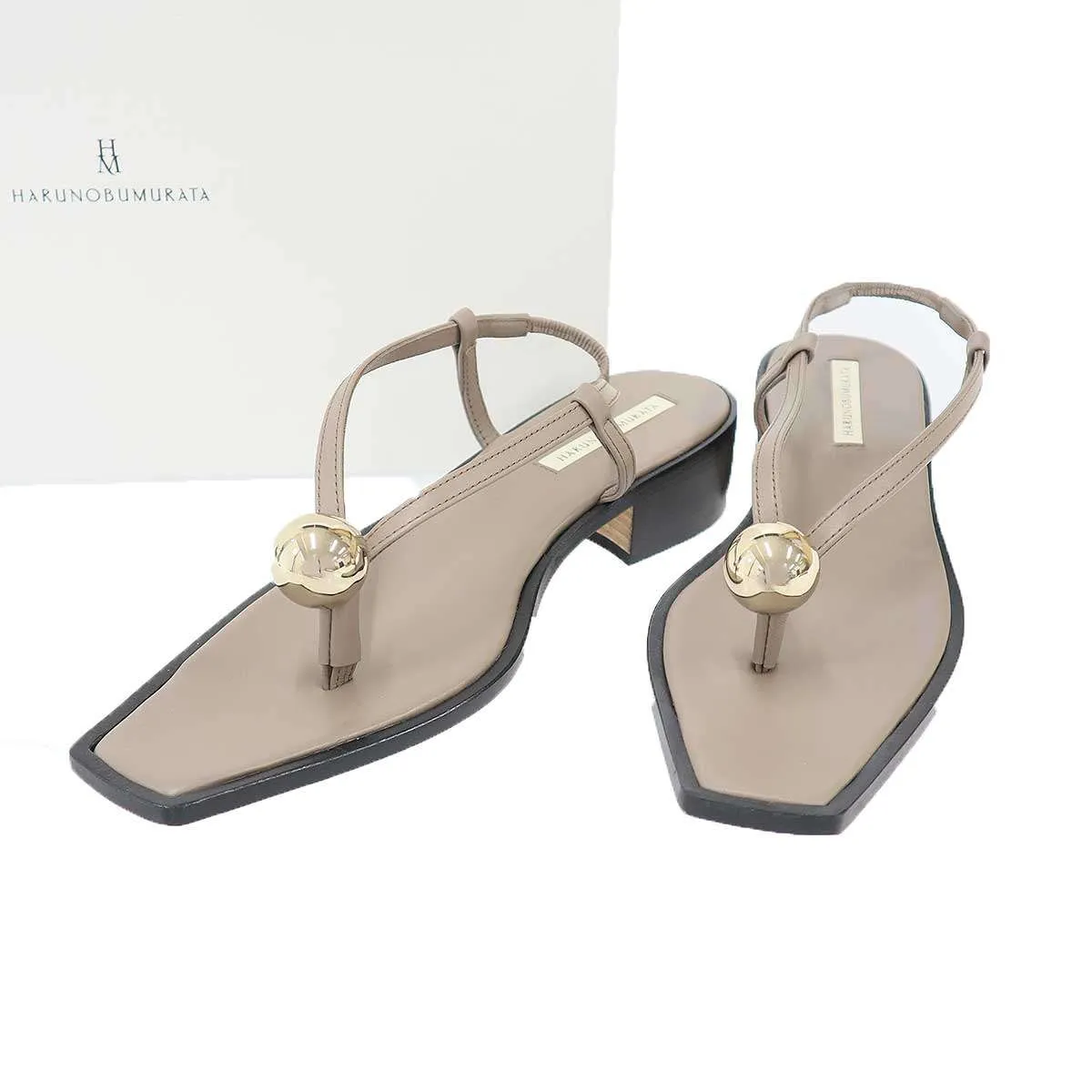 HARUNOBUMURATA ハルノブムラタ 26SS NEXEL MINIMAL THONG SANDAL ミニマルトングサンダル HM26S1311-VER01