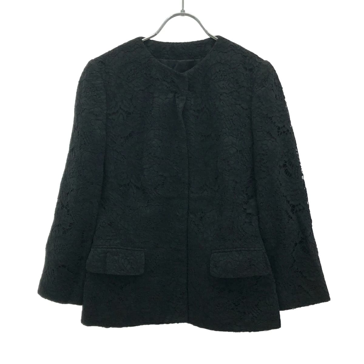DOLCE&GABBANA ドルチェ&ガッバーナ ノーカラーレースジャケット F271FT