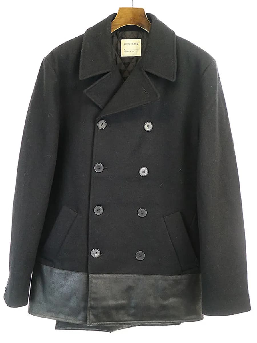 HELMUT LANG ヘルムート ラング ペイント切替Pコート