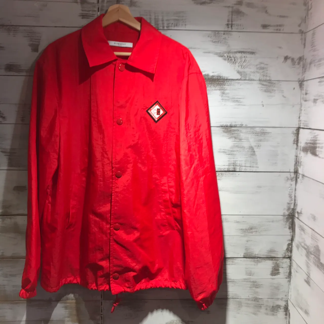 GIVENCHY GIVENCHY 19SS ロゴナイロンコーチジャケット