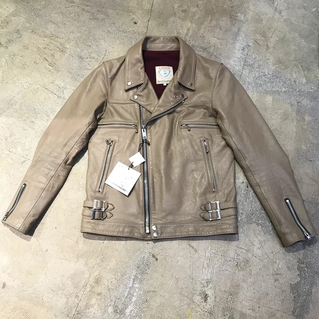 UNDERCOVER UNDERCOVERISM 12AW カウハイドレザーサイコカラーダブルライダースジャケット