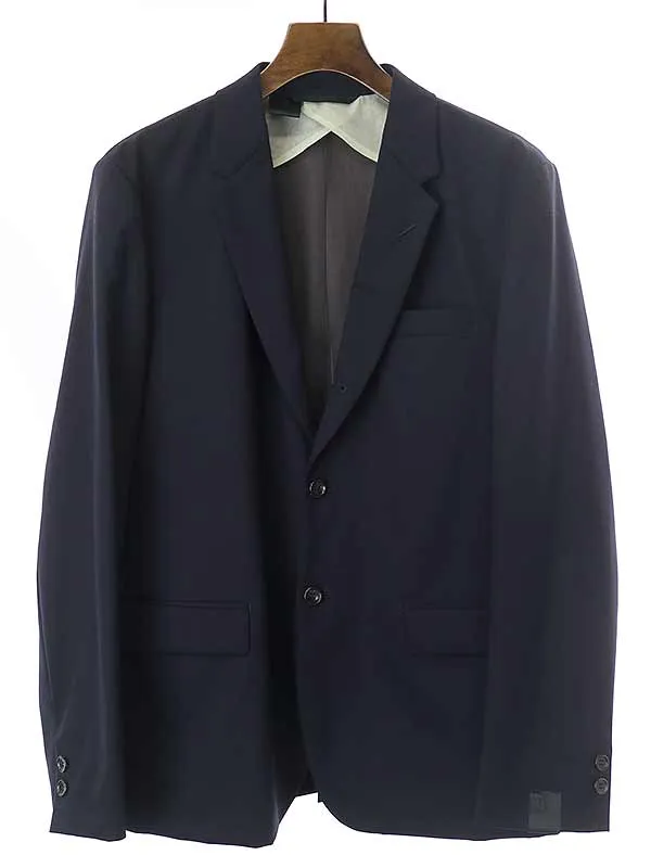 N.HOOLYWOOD エヌハリウッド シルク混 ノッチドラペルウール3Bセットアップスーツ