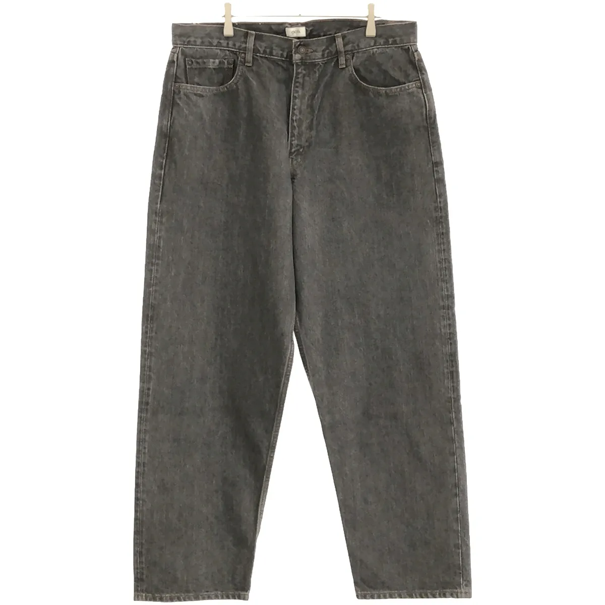CIOTA シオタ Gray Suvin Cotton 13.5oz Wide Tapered Denim ワイドテーパードデニムパンツ