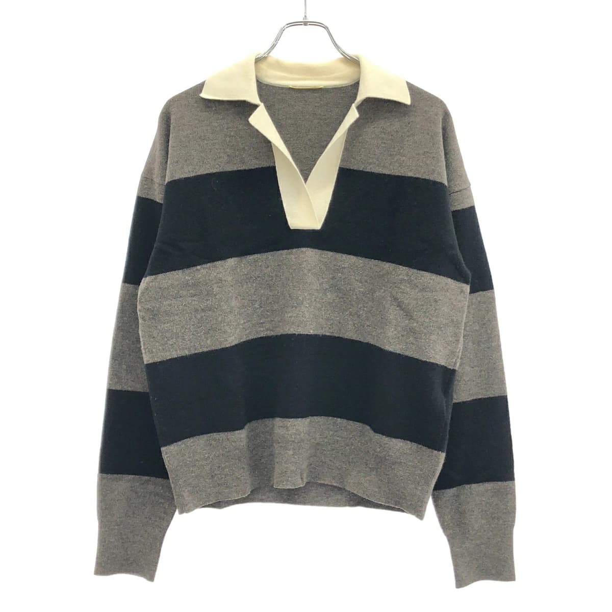 Deuxieme Classe ドゥーズィエム クラス 23AW Ivy Style rugby ラグビーニットセーター