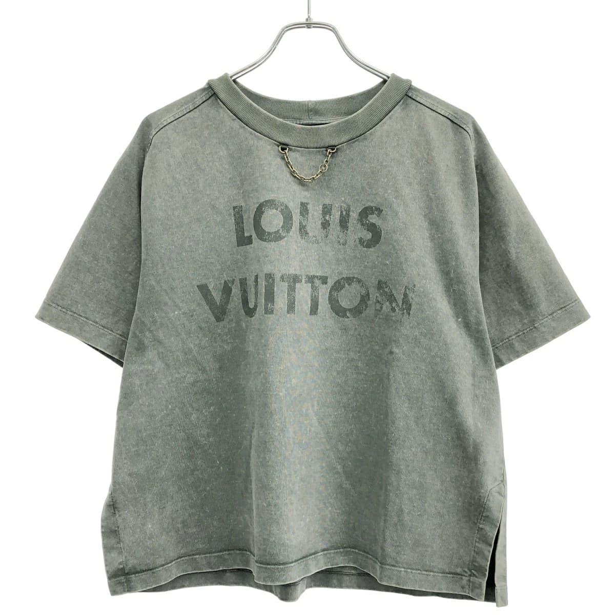 LOUIS VUITTON ルイヴィトン ヴィンテージ加工クロップドTシャツ