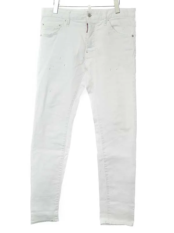 DSQUARED2 ディースクエアード 20SS COOL GUY JEAN ペイント加工デニムパンツ