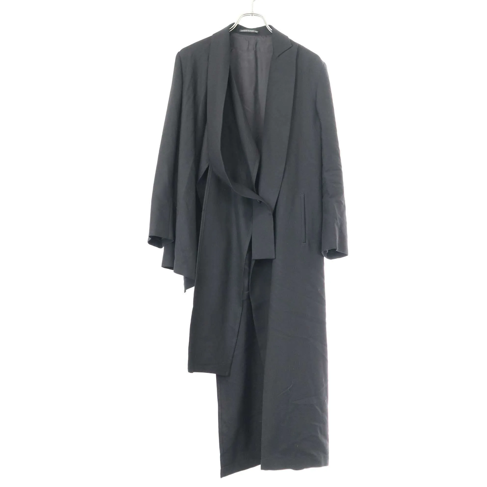 Yohji Yamamoto ヨウジヤマモトコレクションズ アシンメトリーロングジャケット FJ-J62-104