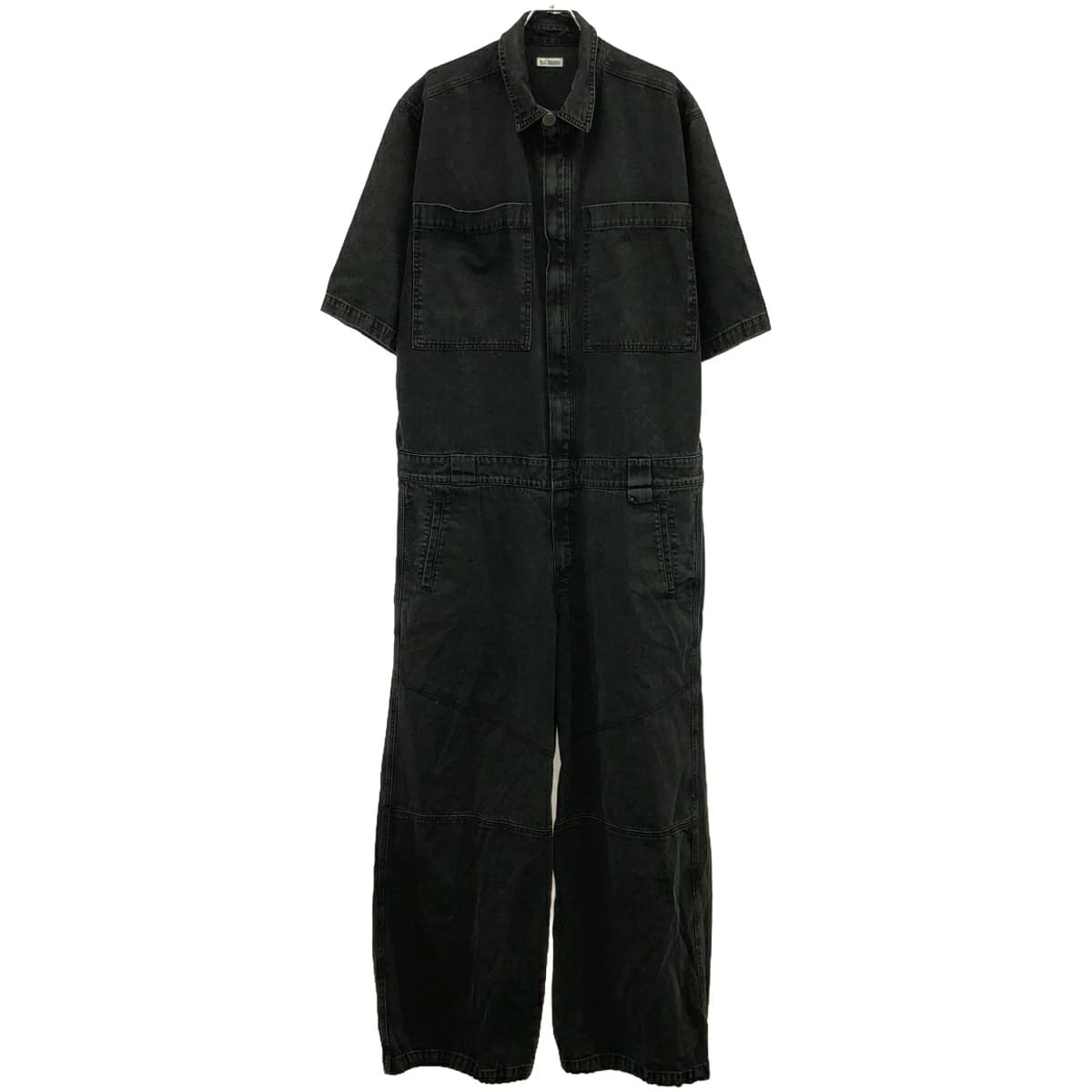 WILLY CHAVARRIA ウィリーチャバリア 24SS WILLY JUMP SUIT WASHED BLACK デニムジャンプスーツ つなぎ