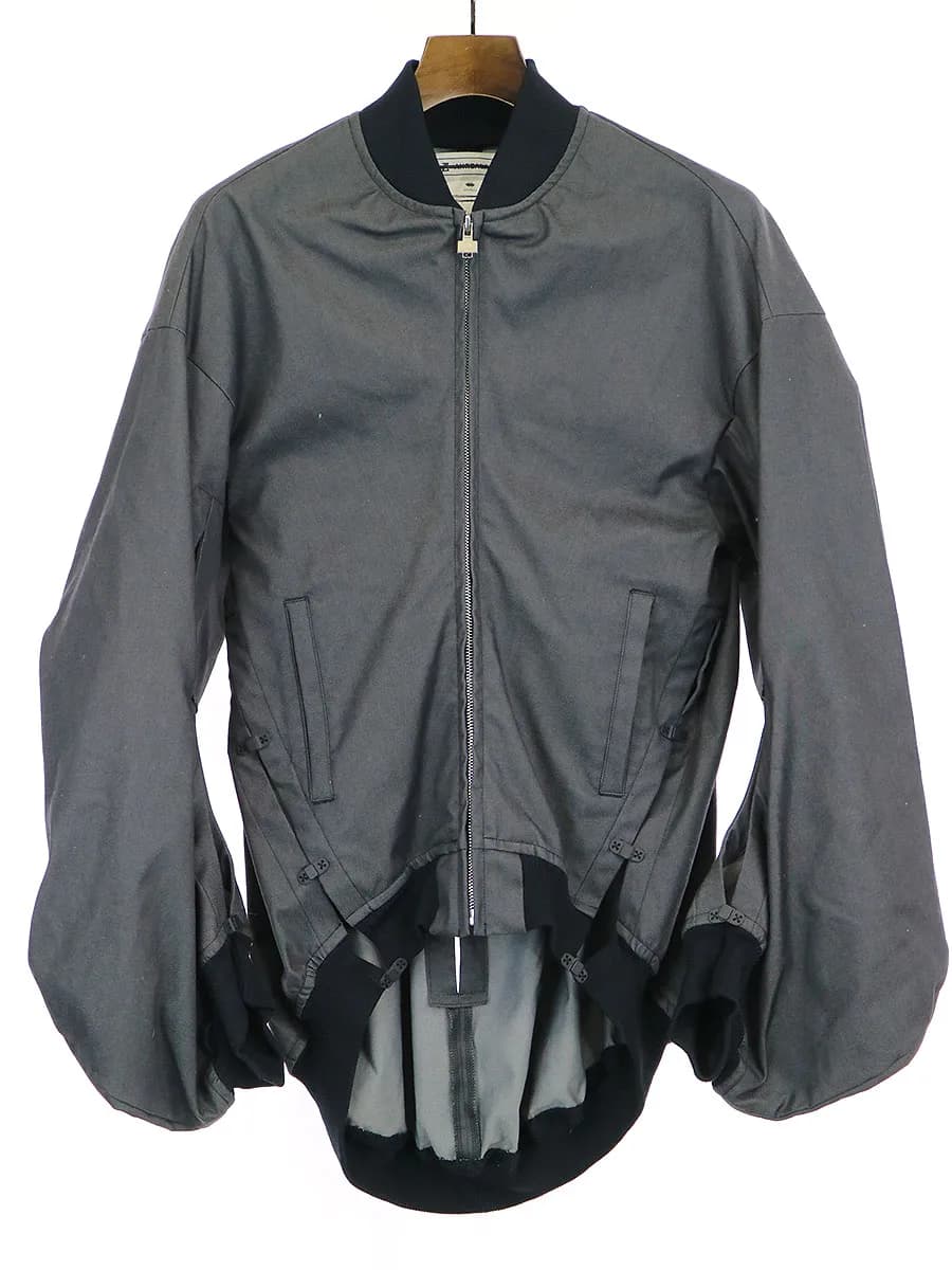 ANREALAGE アンリアレイジ SILENCE HOOK BLOUSON ジップアップブルゾン