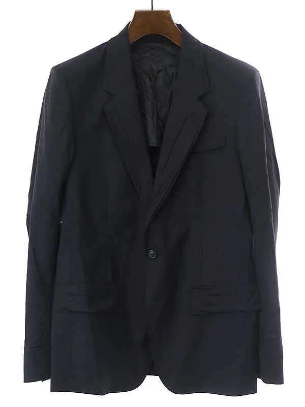 Maison Margiela メゾン マルタン マルジェラ 10 09SS シワ加工 ウールカシミヤ2Bテーラードジャケット