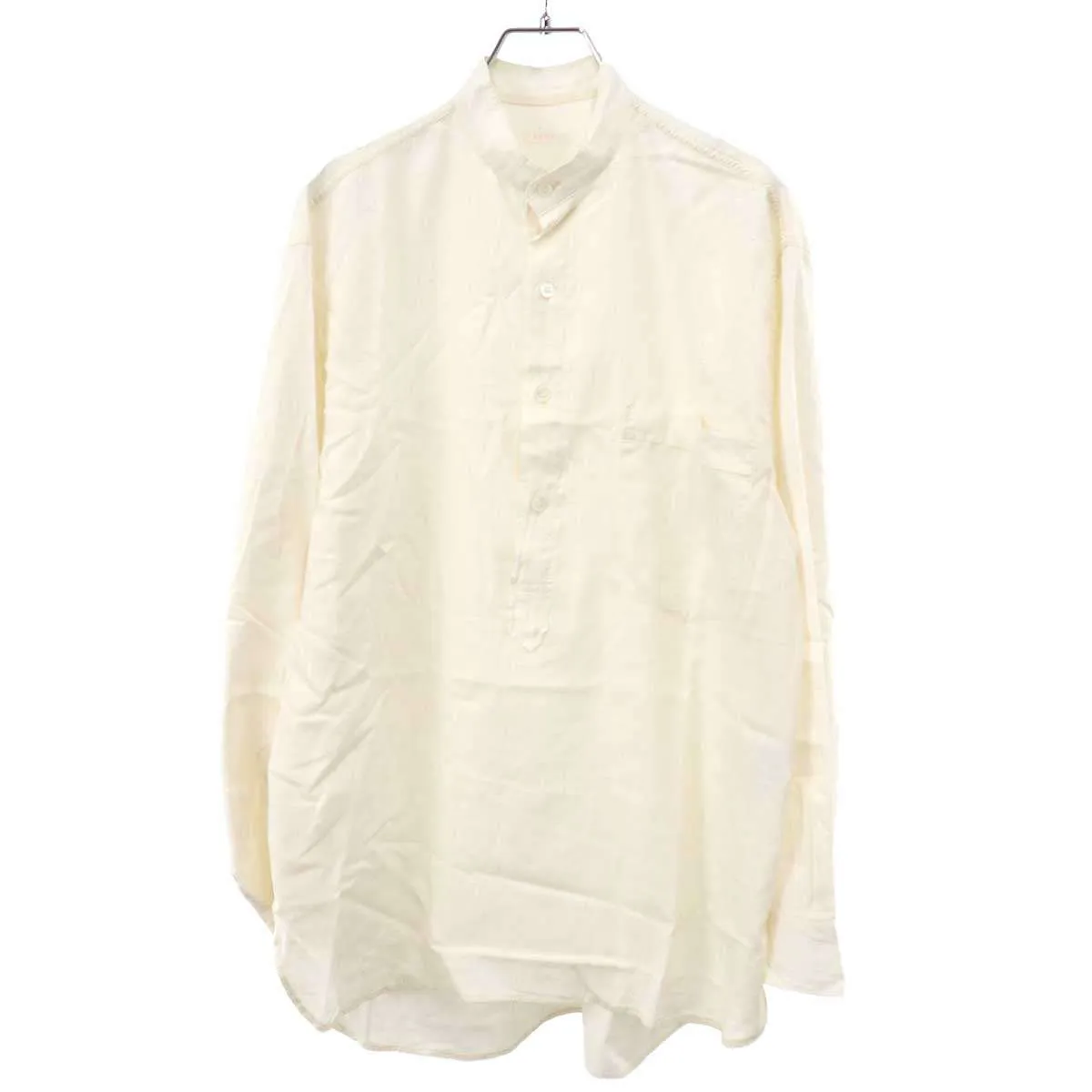 COMOLI コモリ 23SS モスリンプルオーバーシャツ