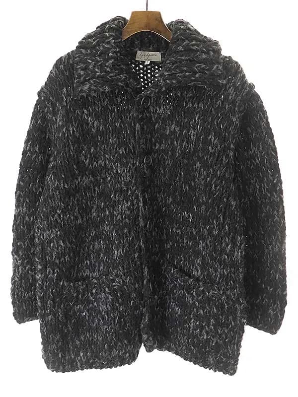 Yohji Yamamoto ヨウジヤマモトプールオム 09AW ウールローゲージニットジャケット
