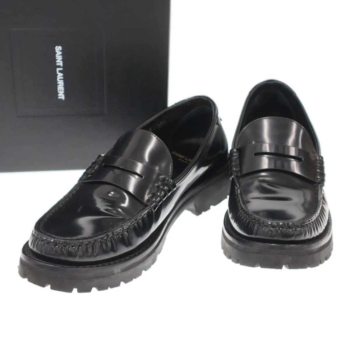 SAINT LAURENT サンローラン パリ LE LOAFER CHUNKY PENNY SLIPPERSル チャンキー ペニーローファー スリッパ 716556 AO9VV