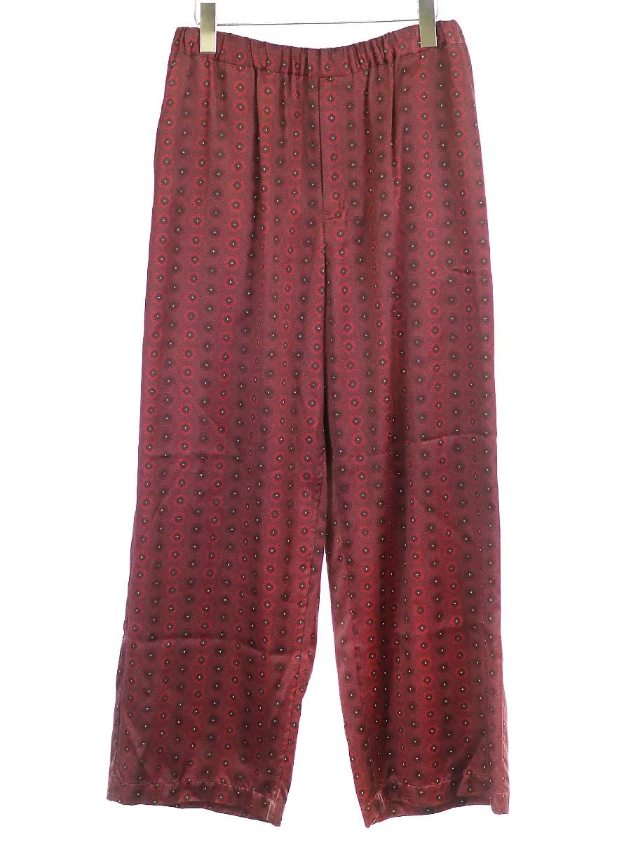 LAD MUSICIAN ラッドミュージシャン 17AW 総柄ワイドパジャマパンツ