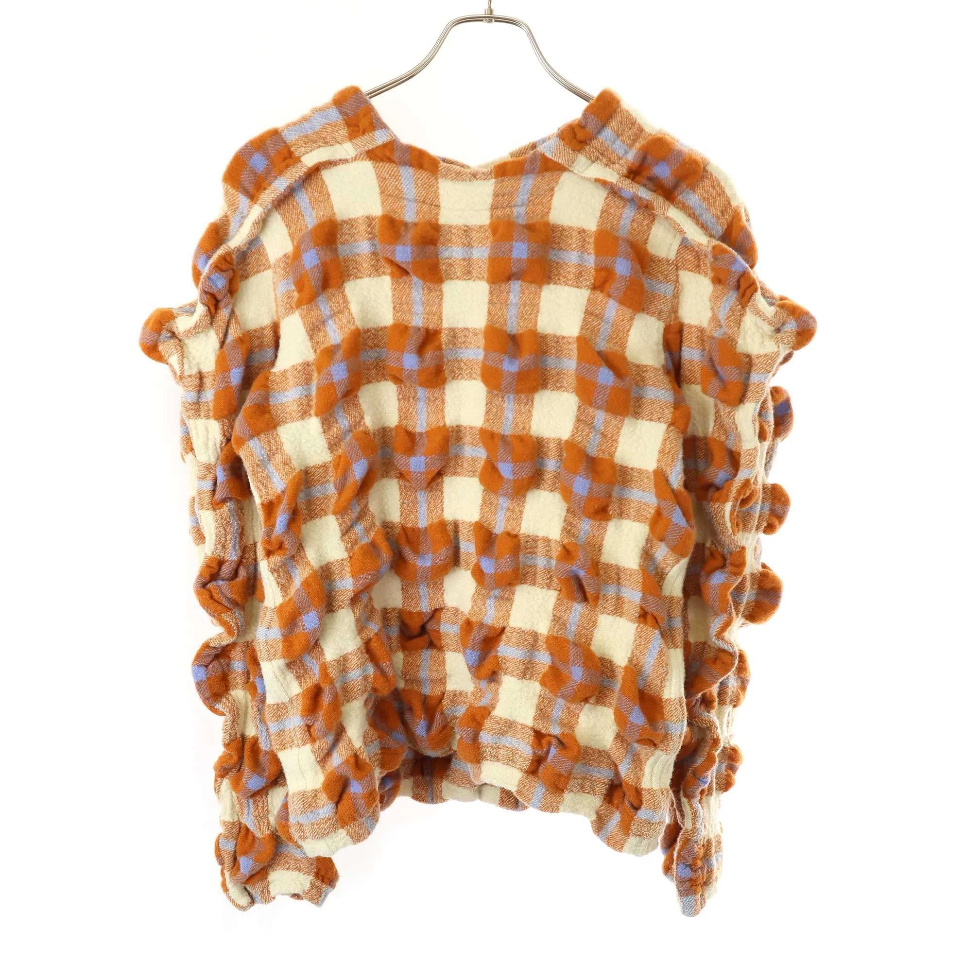 ISSEY MIYAKE イッセイミヤケ 23AW RHYTHM CHECK TOP チェックトップス