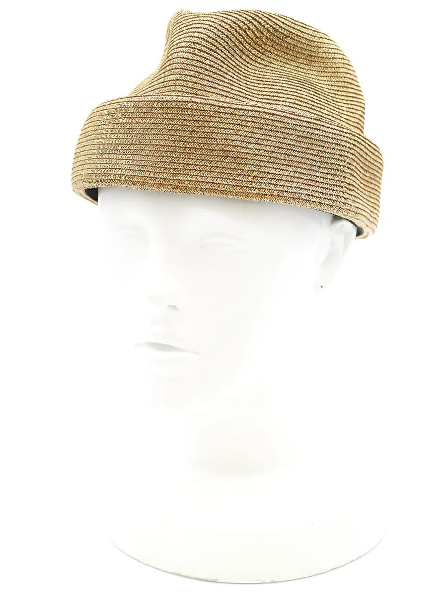 KIJIMA TAKAYUKI キジマ タカユキ 19SS Paper Braid No Brim Hat ペーパーブレードノーブリムハット