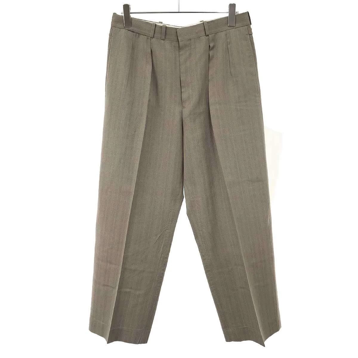 MAATEE&SONS マーティーアンドサンズ 25SS JEFFERLY ジェフリー セミワイドストレートスラックスパンツ MT5103-0205A
