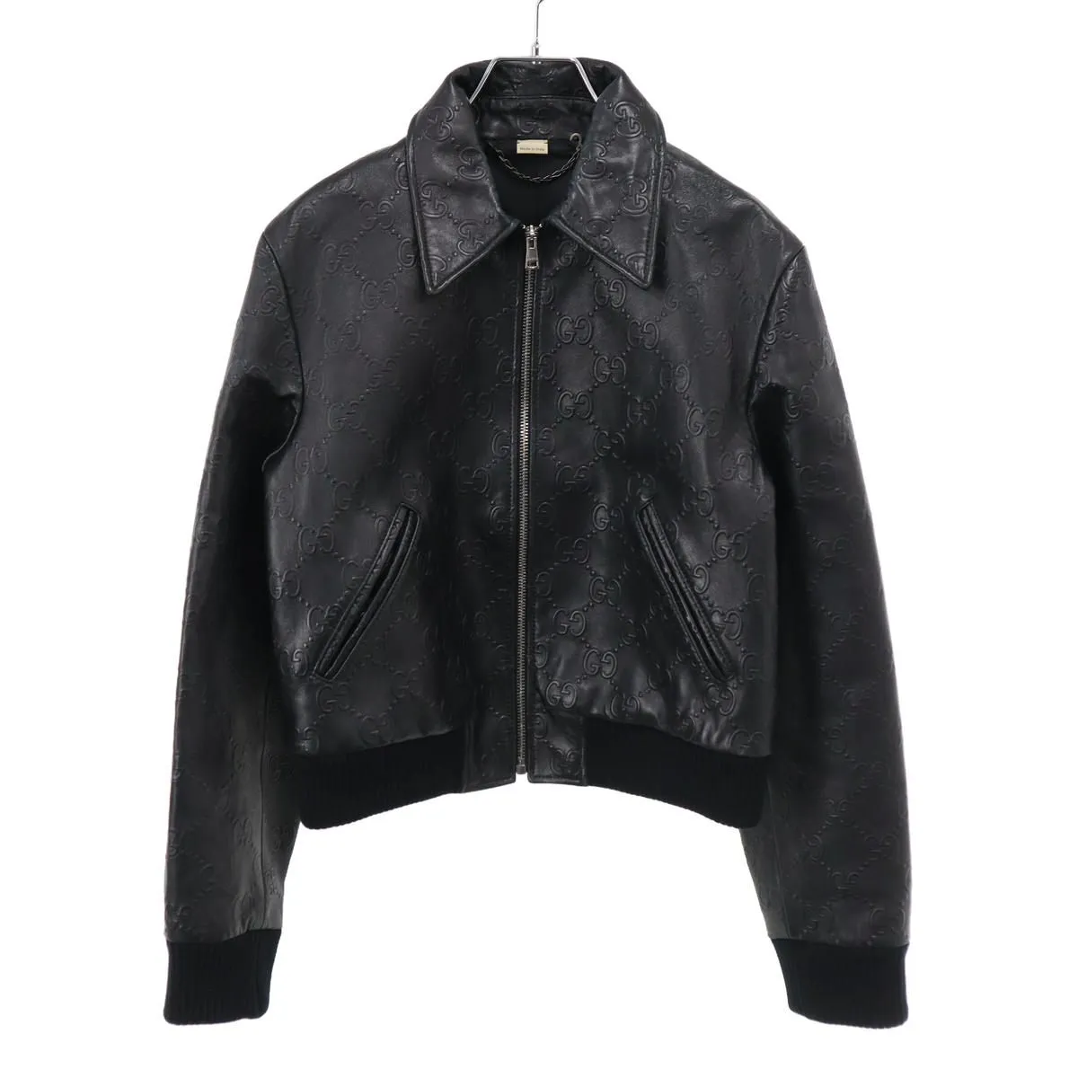 GUCCI グッチ GGレザージャケット ブルゾン