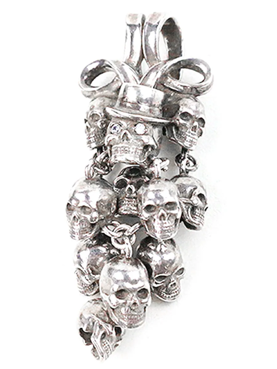 Justin Davis ジャスティンデイビス VOODOO CLUSTER PENDANT スカルチャームデザインネックレストップ