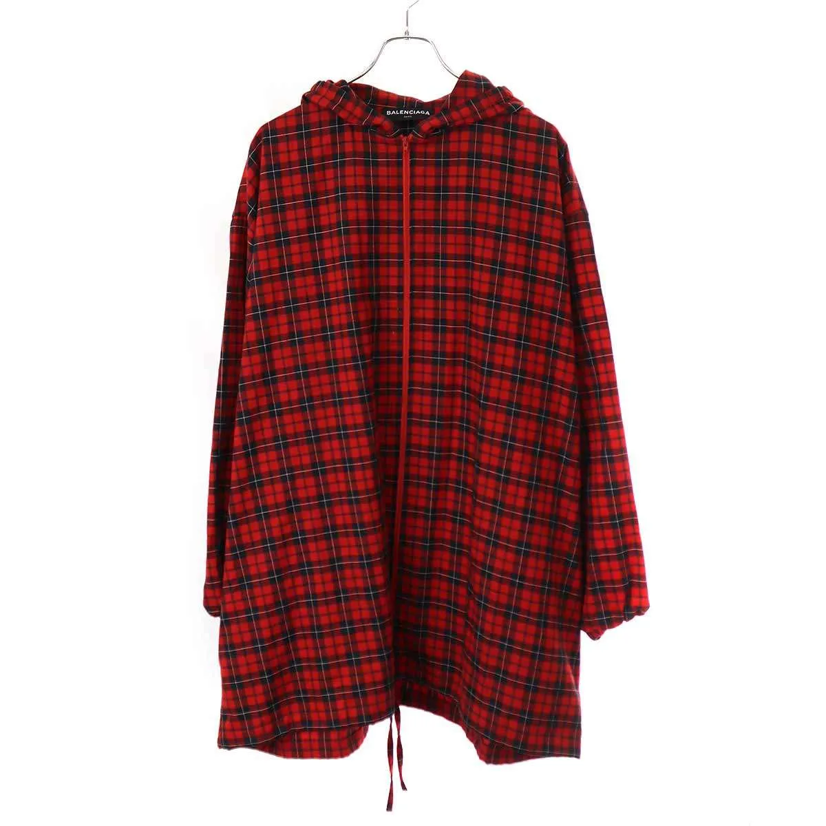 BALENCIAGA バレンシアガ フーデッドロングジップアップパーカー 508461 TYB16