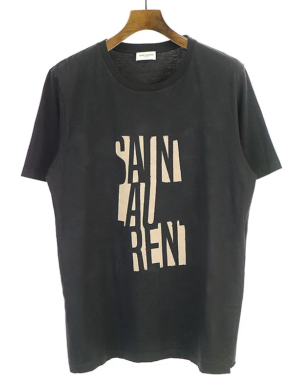 SAINT LAURENT サンローラン パリ 19AW ロゴプリントTシャツ