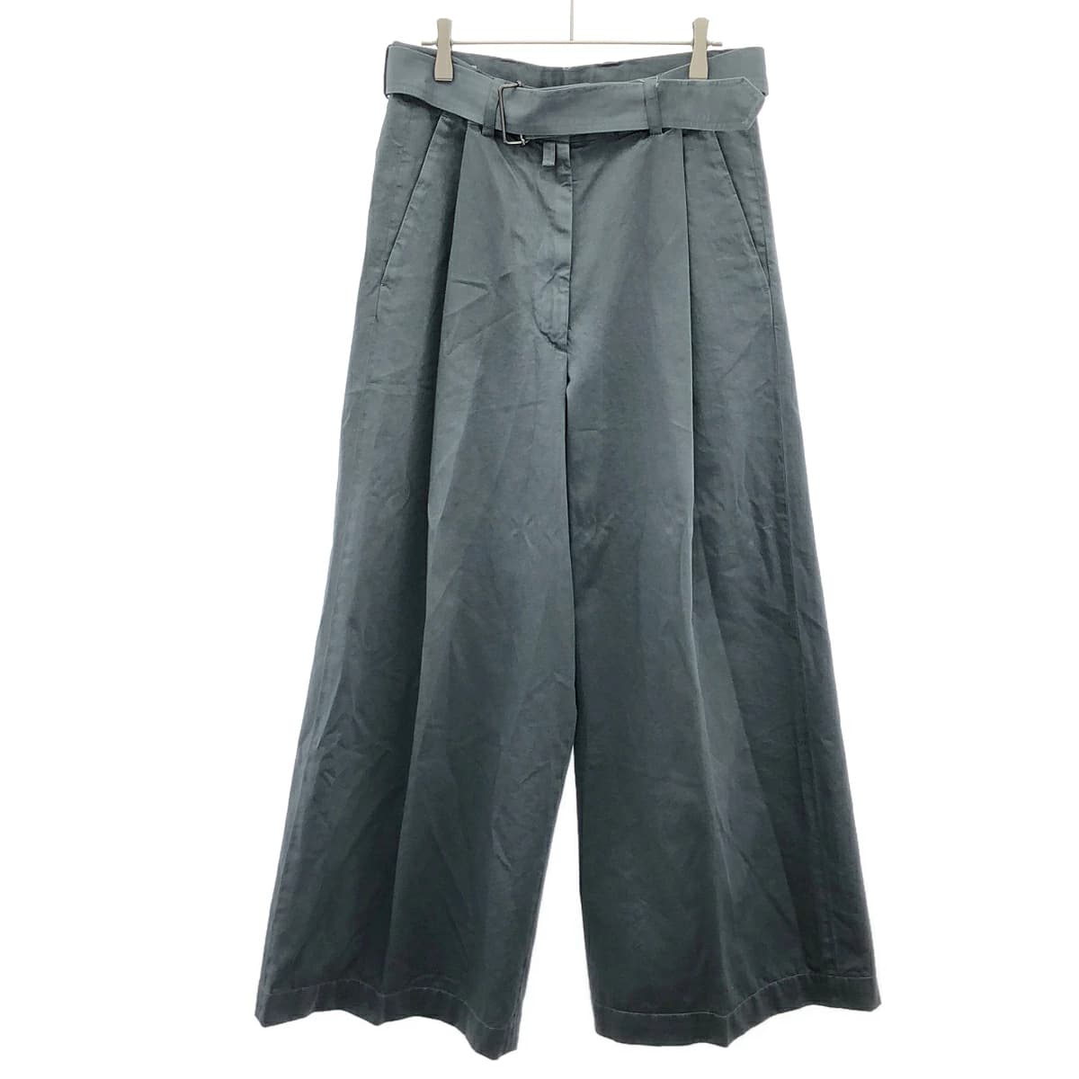 DRIES VAN NOTEN ドリスヴァンノッテン 19AW コットン ベルテッドワイドパンツ
