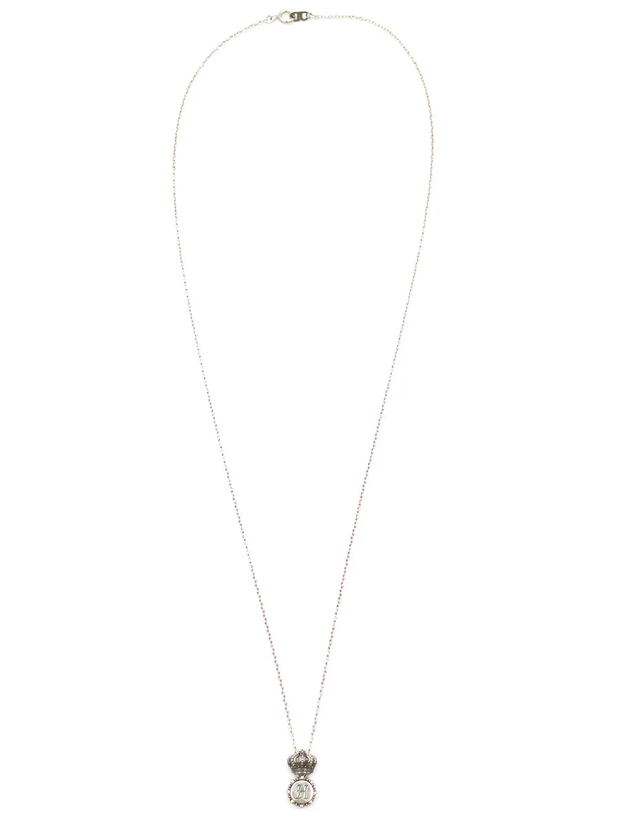 Justin Davis ジャスティンデイビス 19AW “DREAM TIME” Necklace クラウンモチーフ「H」イニシャルネックレス