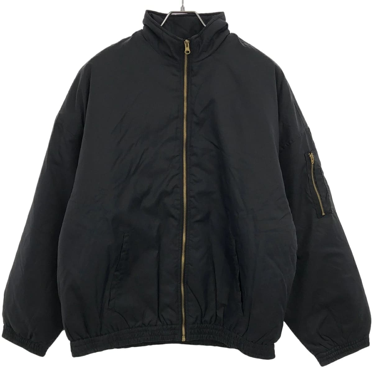 WILLY CHAVARRIA ウィリーチャバリア 22AW RECYCTEX Satin Zip-Up サテンジップアップブルゾン