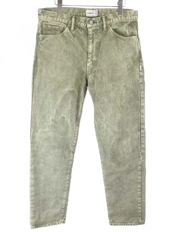 WTAPS ダブルタップス 21AW BLUES BAGGY 01 製品染めバギーパンツ