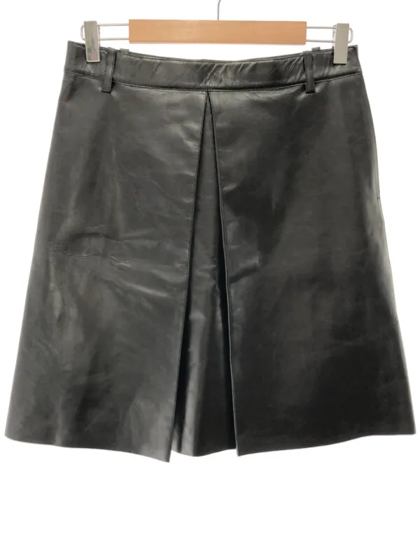 BALENCIAGA バレンシアガ 16AW カウレザータイトスカート