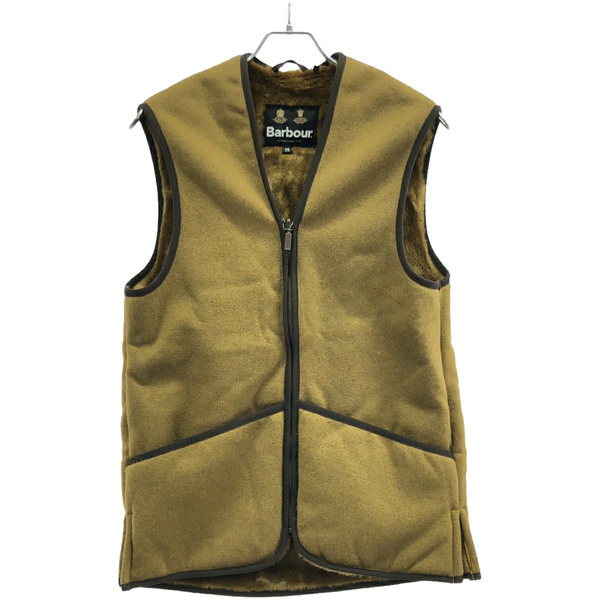 Barbour バブアー Warm Pile Waistcoat Zip-In Liner Vest ライナーパイルファーベスト 232MLI0004