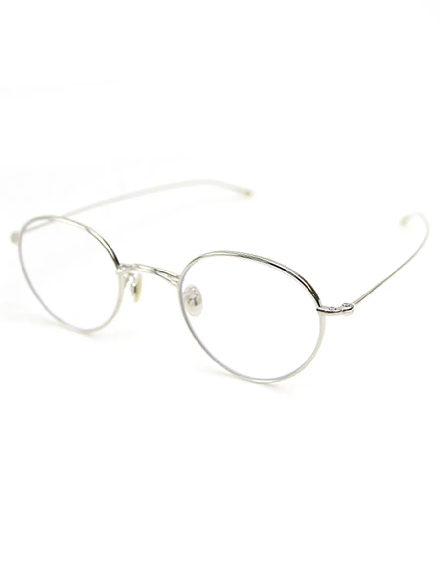 EYEVAN 7285 テンアイヴァン no3 47 c.1S エンドチップシルバーメタルフレームメガネ